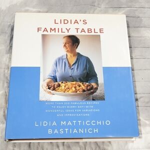 Lidia's Family Table Cookbook - Blue Cover